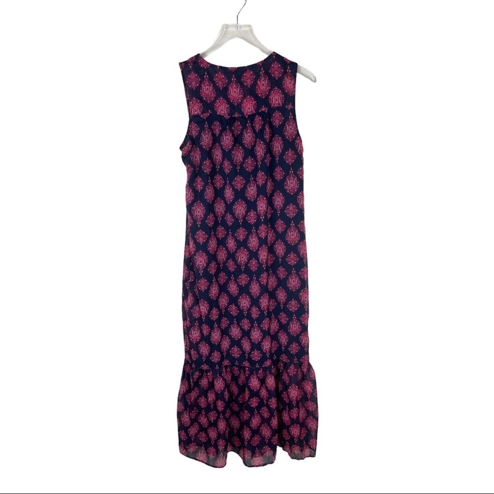 Lucky Brand Sleeveless Bohemian Button Down Maxi Dress - Picture 2 of 5